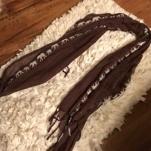 Elephant scarf
